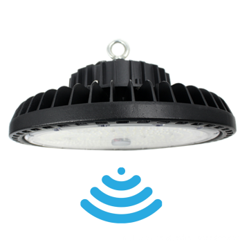 tuv low price motion sensor LED High Bay Light 150W UFO HighBay 19500 Lumens 150Lm/W Meanwell Driver Dimmable 5000K,Lumileds SMD